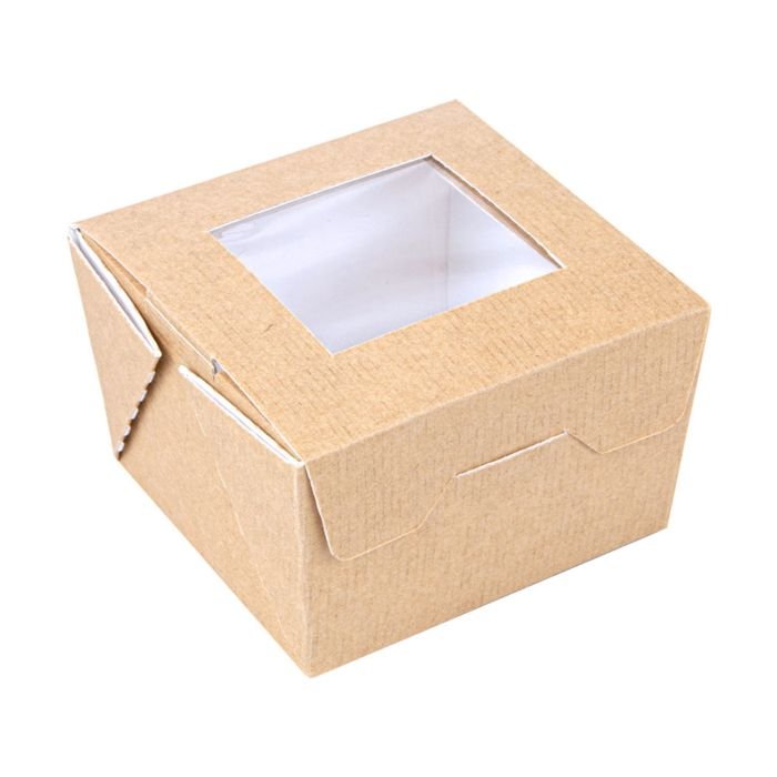 Kārba v/l ar lodziņu 8x7.5x5.5cm (300ml) 50gb.