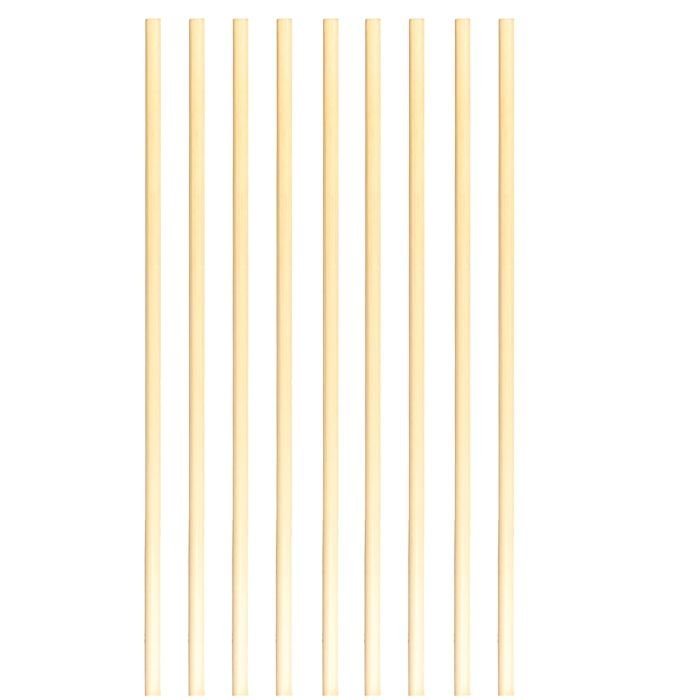 Salmiņi dabīgo šķiedru ø3-4mm h-15cm 100gab brūni