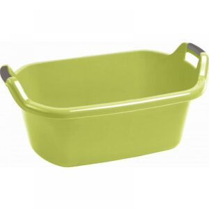 BĻODA AR ROKTURIEM 55L,OVĀLA, ZAĻA, PLASTMASAS, Curver