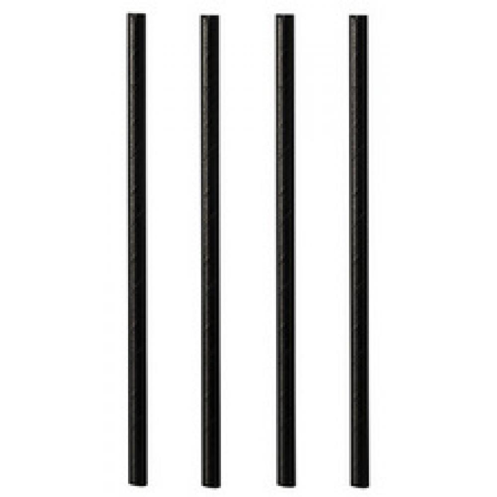 SALMIŅI KOKTEIĻIEM 21CM, R8MM, 100GAB, MELNI, PAPĪRS 0.173KG/IEP, Pap Star