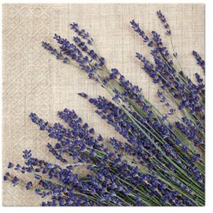 SALVETES 33x33CM, LAVENDER SHEAF, Paw Decor Collection