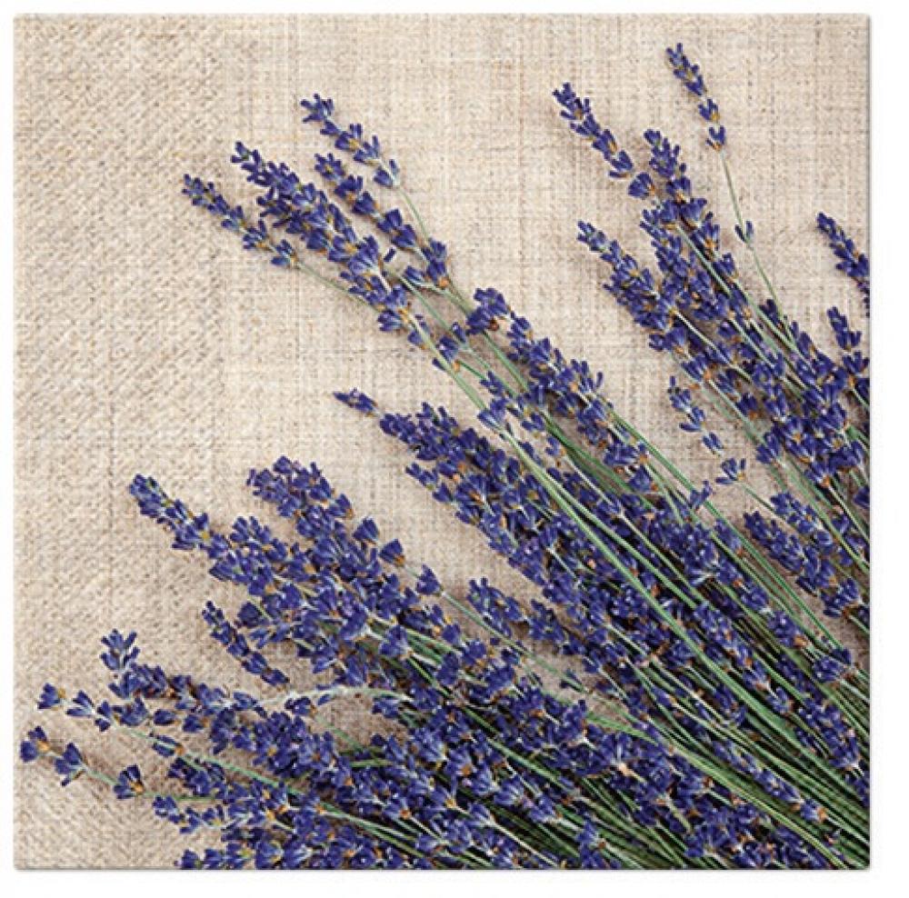 SALVETES 33x33CM, LAVENDER SHEAF, Paw Decor Collection