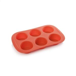 DELICIA SILICONPRIME KĒKSU FORMA 6GAB., SILIKONA, Tescoma