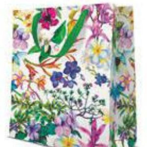 DĀVANU MAISIŅŠ MEDIUM 20x10x25CM, SPRING FLOWERS, Paw Decor Collection