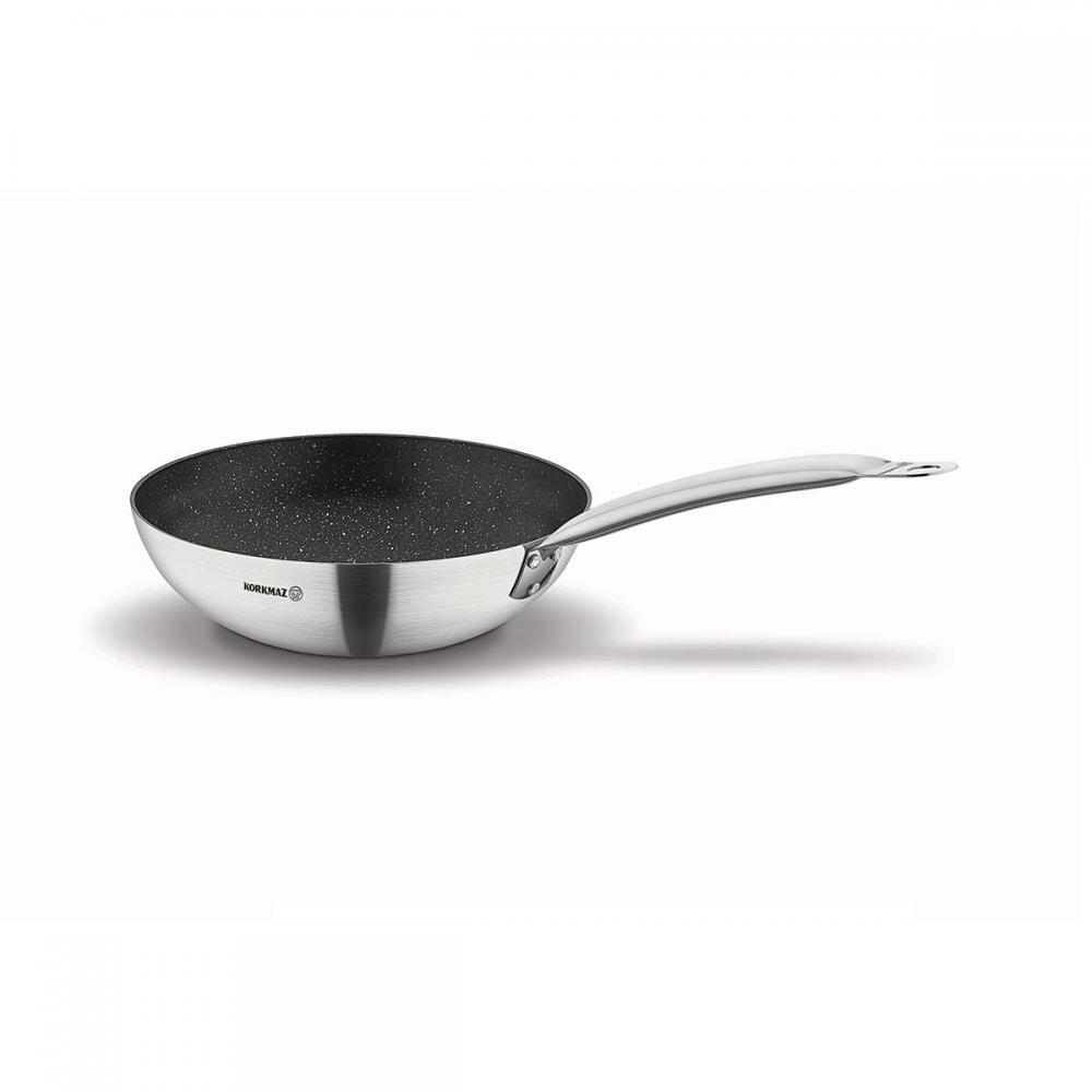 PROLINE GASTRO PANNA 26CM, AR NEPIED.KL., NER.TĒR., INDUKCIJAI, Korkmaz