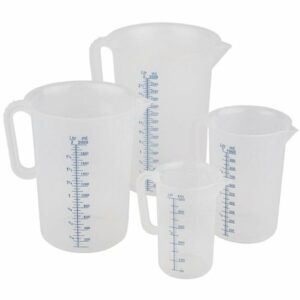 Mērkrūze 0.5L h-14cm ar iedaļām un rokturi PP