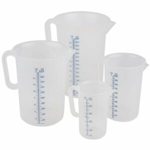 Mērkrūze 5L h-27.5cm ar iedaļām un rokturi PP
