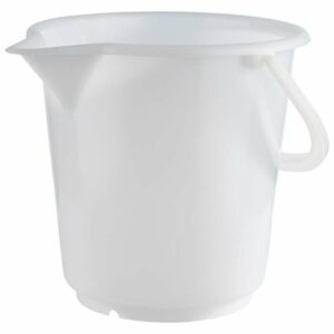 Spainis 17L ø33cm ar iedaļām PE balts