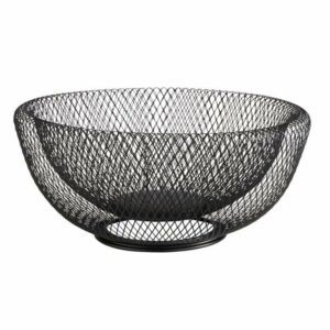 Grozs maizei un augļiem met. Ø 31cm h-14cm hroma