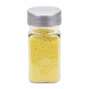 Dekori cukura Nonparelli, 1.5-2mm, 65g, dzelteni VN