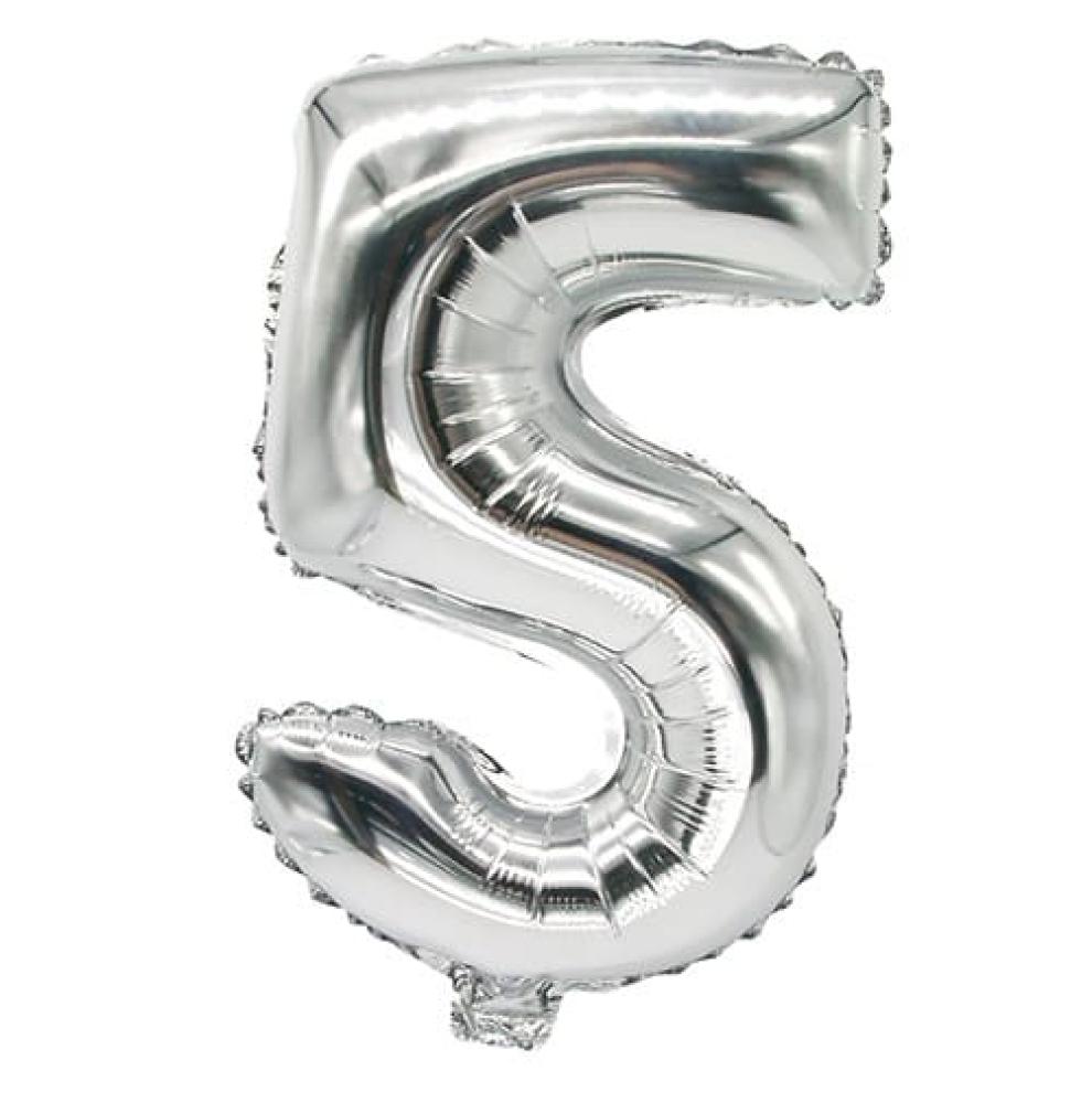 "FOLLIJA BALONS ""5"" 35X20CM, SUDRABA KR., 0.012KG/IEP", Pap Star