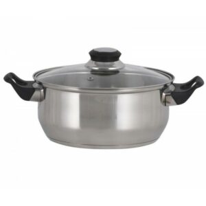 Puodas nerūd. pl. 24cm 5.0L indukc. GENESE QT