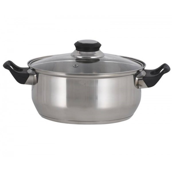 Puodas nerūd. pl. 24cm 5.0L indukc. GENESE QT