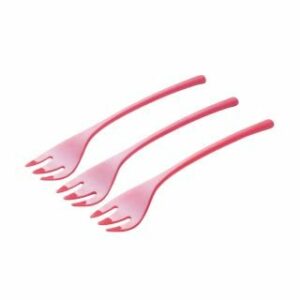 Dakšas PS MINI 10cm 50gab sarkanas REUSABLE