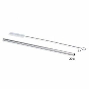 Salmiņš metāla 20gab. 21.4cm taisns, birstīte
