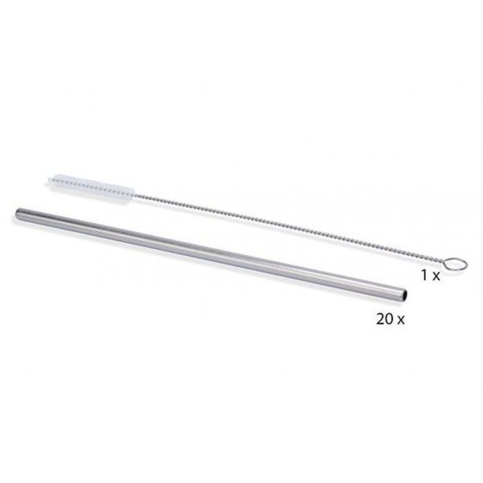 Salmiņš metāla 20gab. 21.4cm taisns, birstīte