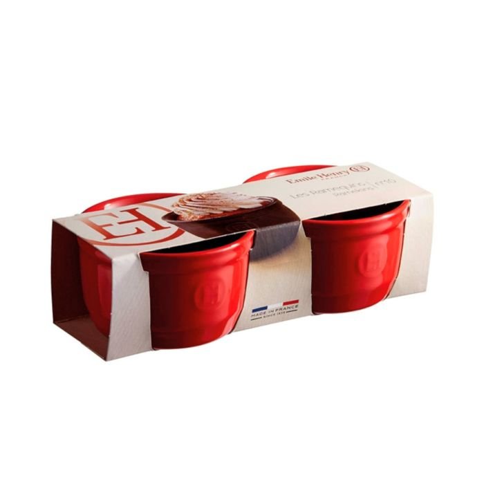 Trauks 10x10x6cm 250ml, sarkans 2gb komplekts