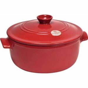 Katls ar vāku ø 20cm, 2.5L, sarkans