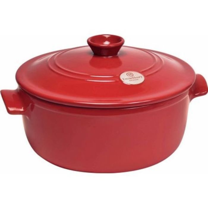 Katls ar vāku ø 20cm, 2.5L, sarkans