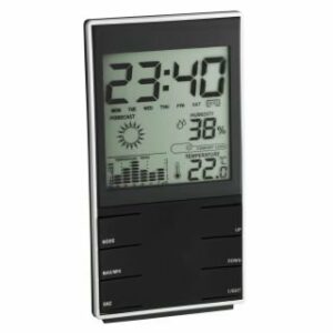 Meteoroloģiskā stacija 140x75x20mm 162g