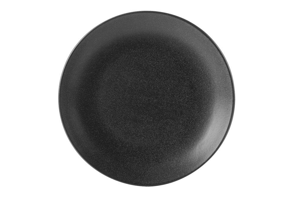 SEASONS melns šķīvis 18cm, Porland