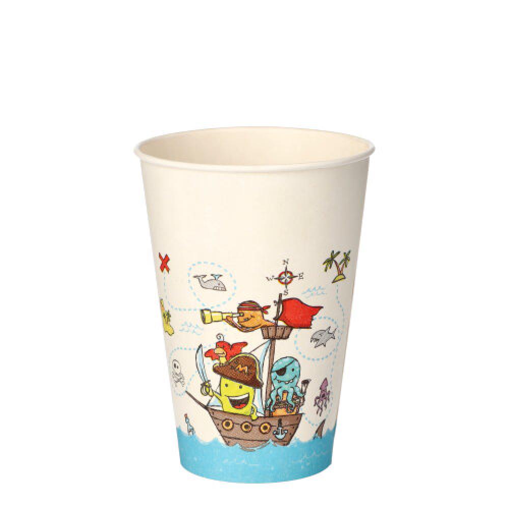 PIRATE CREW PAPĪRA GLĀZES 200ML 10GAB 0,051kg/iep, Pap Star