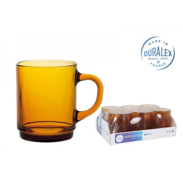Krūze stikla. 260ml DURALEX (rudas)