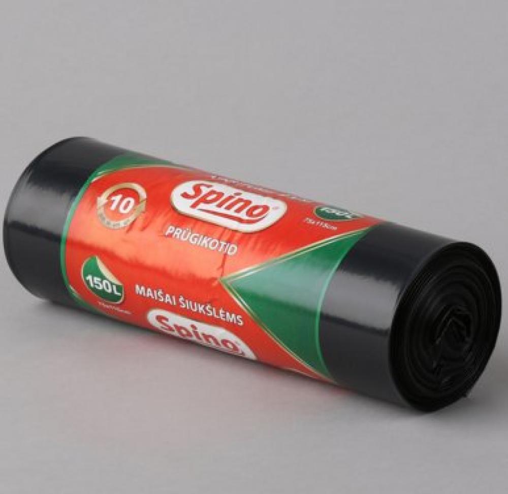 ATKRITUMU MAISI RULLĪ 10GAB. 150L, 75X115CM, MELNI, 40MY, 0.635KG/RULLIS, Partner