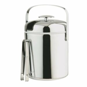 Ledus trauks ar vāciņu un standziņām ø 14cm, h-22cm, 1.3L n/t