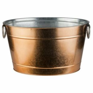 Vīna/šampanieša dzesējamais trauks TIN 40x28cm h-22cm 11L vara krāsā