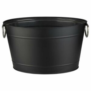 Vīna/šampanieša dzesējamais trauks TIN 40x28cm h-22cm 11L melns