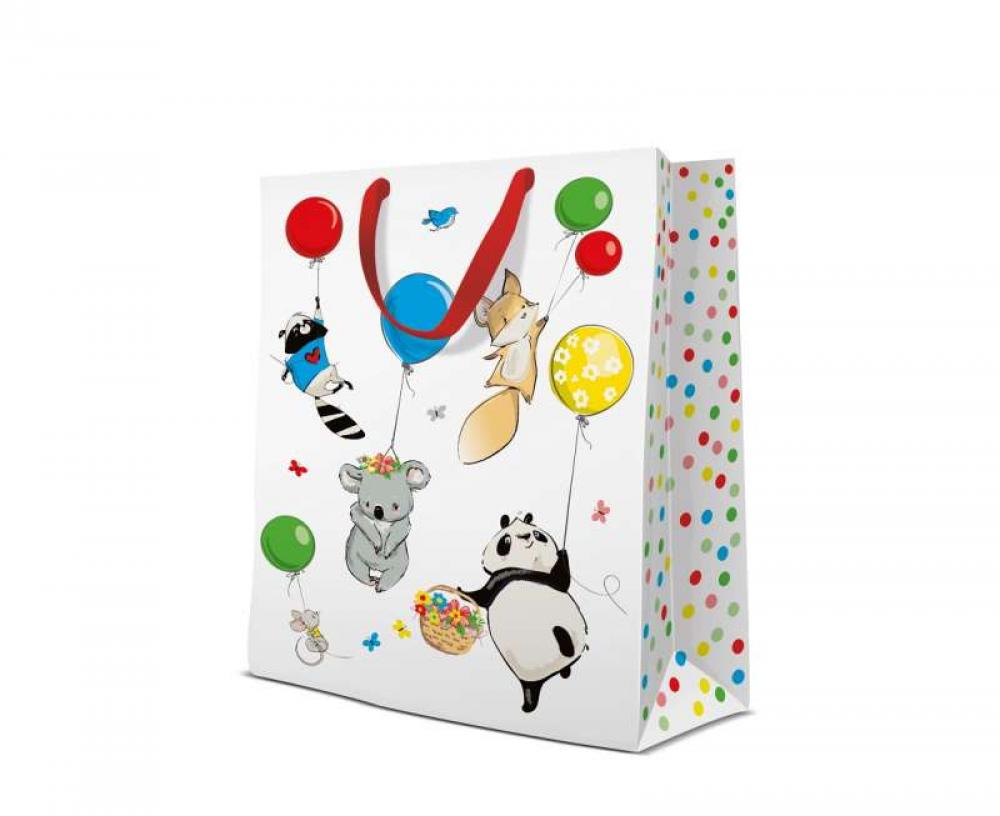DĀVANU MAISIŅŠ BIG 30x41x12CM, ANIMALS PARTY, Paw Decor Collection