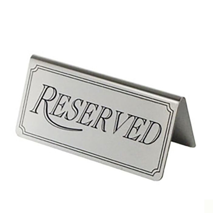 Galda statīvs RESERVED 12x6cm