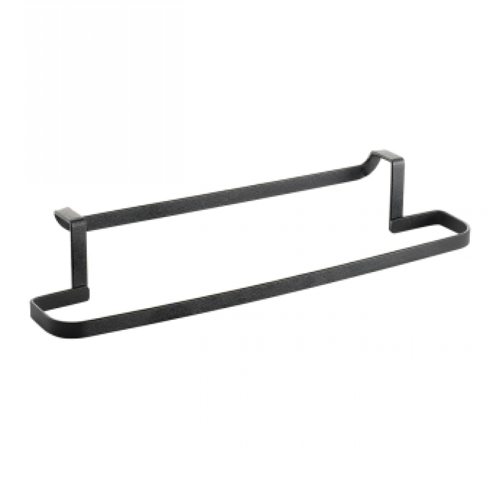LAVA GALILEO UZ DURVĪM KARINĀMS PAKARAMAIS 30x8x5CM, MELNS, NER.TĒR., TOUCH THERM PĀRKL., Metaltex