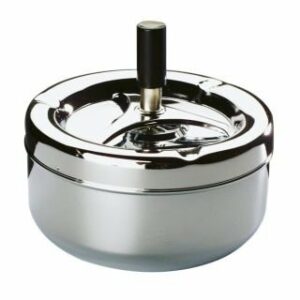 Pelnu trauks metāla CLASSIC ø 13cm h-10.5cm rotējošs