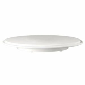 Kūku paliktnis ø 31cm, h-4cm, melamīna, balts