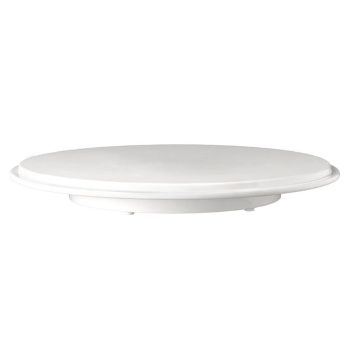 Kūku paliktnis ø 31cm, h-4cm, melamīna, balts