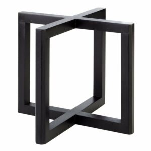 Paliktnis Wood 20x20 h-17.5cm melns