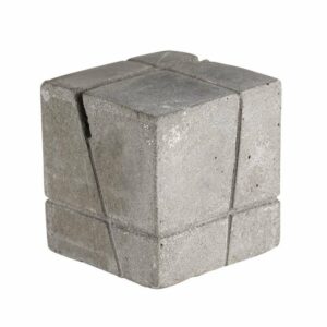 Galda karšu turētāji 4gab betona 3x3cm h-3cm + 30 kartītes