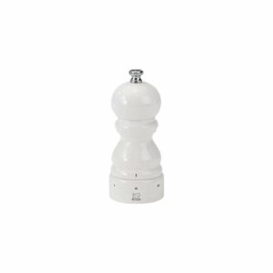 Sāls dzirnavas koka PARIS, 12cm, baltas lakotas