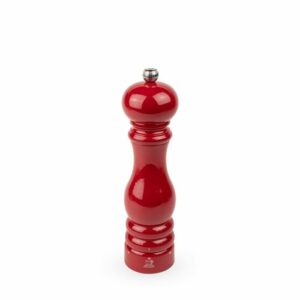 Piparu dzirnavas koka PARIS, 22cm, sarkanas, lakotas