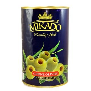 Olīvas zaļās grieztas 4250ml/2000g MIKADO