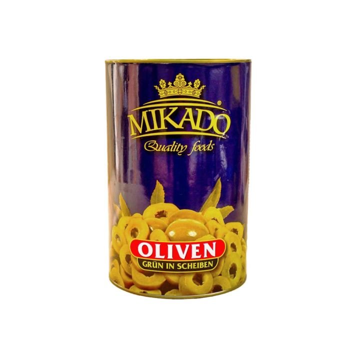 Olīvas zaļās grieztas 4250ml/2000g MIKADO - Image 2
