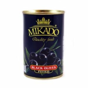 Olīvas melnās bez kauliņiem 300ml/90g MIKADO