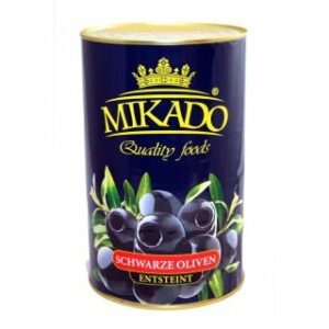 Olīvas melnās grieztas 4250ml/2000g MIKADO