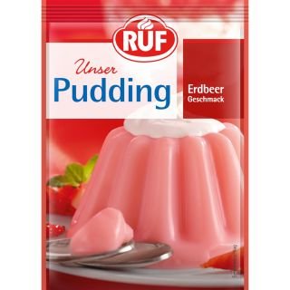 Pudiņš zemeņu garšas 3x38g