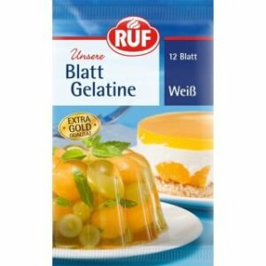 Želatīna plāksnes baltas 12 gab.