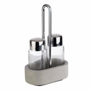 Menāža ELEMENT sāls+piparu trauki 10x6cm, h17cm, betona