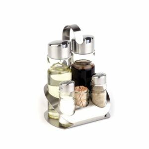 Menāža PRO S+P+ZB.+eļļas,etiķa trauki 13×11cm h-19cm