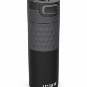 ETNA GRIP TERMOKRŪZE 500ML AR SILIKONA JOSLU, MELNA, N/T, Kambukka